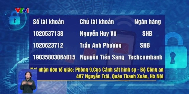Công bố 18 tài khoản ngân hàng của các đối tượng lừa đảo - Ảnh 4. Công bố 18 tài khoản ngân hàng của các đối tượng lừa đảo - Ảnh 4.
