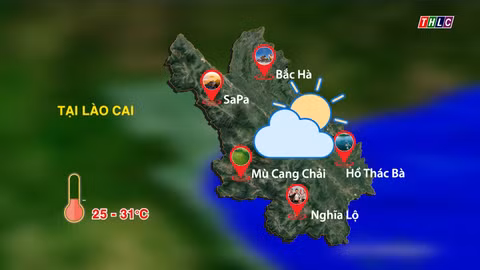 Dự báo thời tiết ngày 13/9