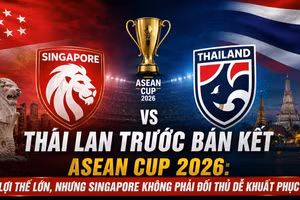 Thái Lan trước bán kết ASEAN Cup 2026: Lợi thế lớn, nhưng Singapore không phải đối thủ dễ khuất phục