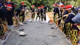 Lào Cai tăng tốc làm đường giao thông nông thôn, quyết tâm giải ngân 100% vốn