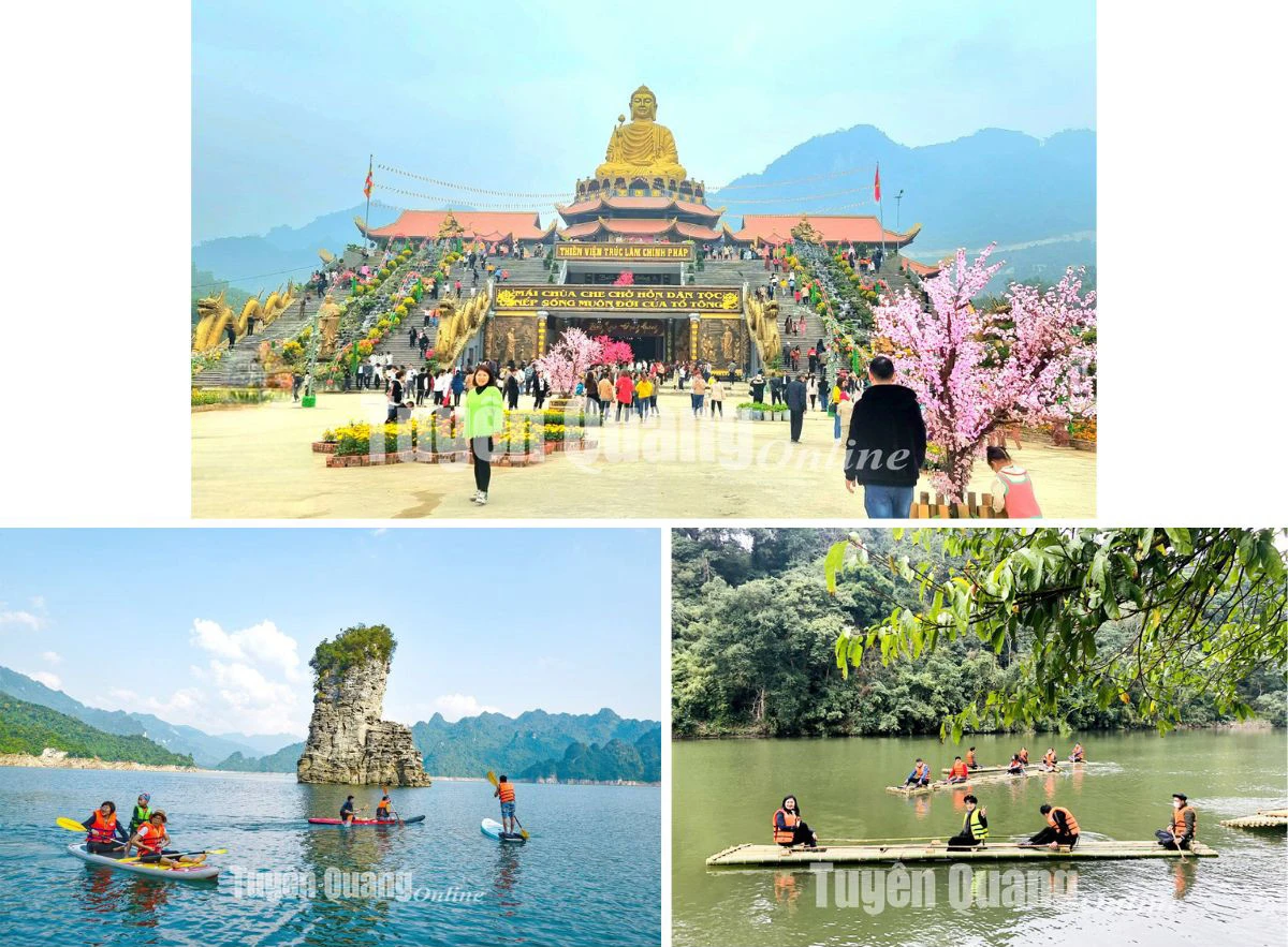 Tuyên Quang phát triển các loại hình du lịch như du lịch lịch sử, du lịch sinh thái, nghỉ dưỡng và du lịch tâm linh.