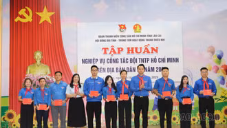 60 học viên hoàn thành khóa tập huấn nghiệp vụ công tác Đội