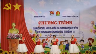 Khai giảng các lớp năng khiếu hè, hưởng ứng Tháng hành động vì trẻ em năm 2025
