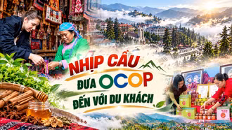 Nhịp cầu đưa OCOP đến với du khách