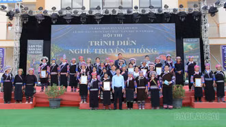Lao Chải tổ chức Hội thi trình diễn nghề truyền thống
