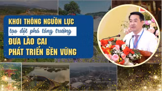 Khơi thông nguồn lực, tạo đột phá tăng trưởng, đưa Lào Cai phát triển bền vững