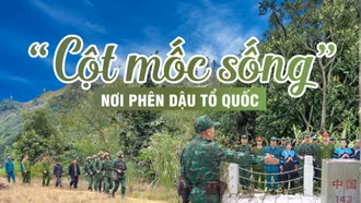 “Cột mốc sống” nơi phên dậu Tổ quốc