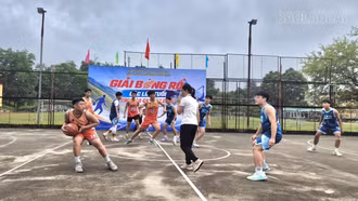 Sôi nổi Giải Bóng rổ các lứa tuổi tỉnh Lào Cai năm 2026