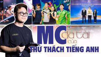 MC đa tài của Thử thách tiếng Anh