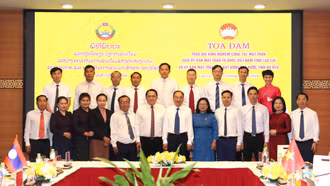 Trao đổi kinh nghiệm công tác mặt trận giữa tỉnh Lào Cai (Việt Nam) và tỉnh Bò Kẹo (Lào)
