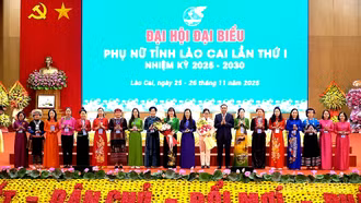 Lào Cai có 19 đại biểu tham dự Đại hội đại biểu Phụ nữ toàn quốc lần thứ XIV nhiệm kỳ 2026 - 2031