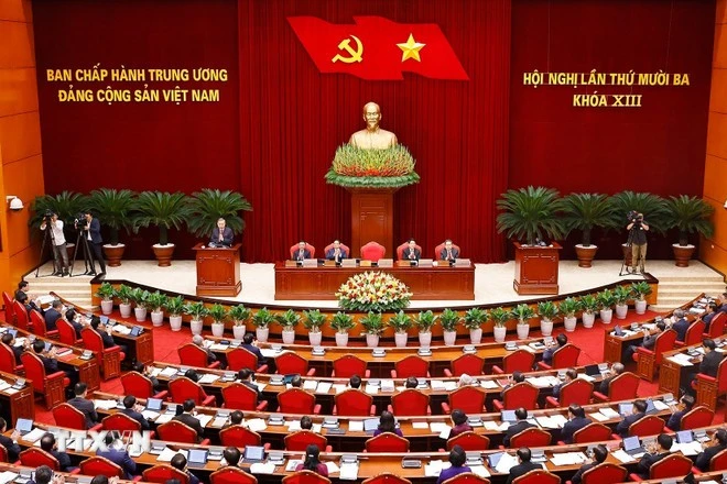 Phiên khai mạc Hội nghị lần thứ mười ba, Ban Chấp hành Trung ương Đảng khóa XIII.