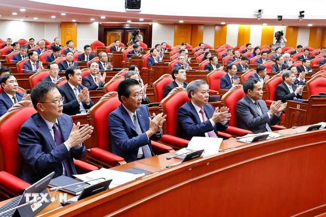 Các đại biểu dự khai mạc Hội nghị lần thứ mười ba, Ban Chấp hành Trung ương Đảng Khóa XIII.