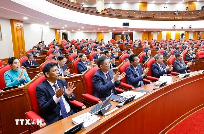 Các đại biểu dự Hội nghị lần thứ mười ba, Ban Chấp hành Trung ương Đảng khóa XIII.