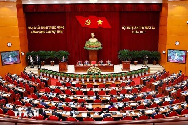 Phiên khai mạc Hội nghị lần thứ mười ba, Ban Chấp hành Trung ương Đảng khóa XIII.