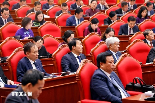 Các đại biểu dự Hội nghị lần thứ mười ba, Ban Chấp hành Trung ương Đảng khóa XIII.