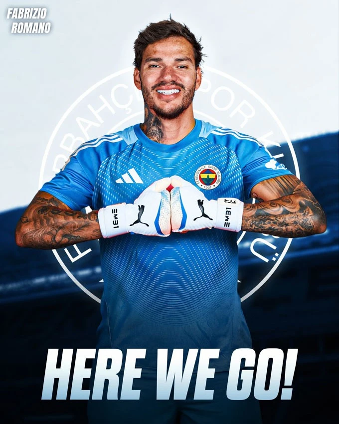 Donnarumma thay thế Ederson gia nhập Fenerbahce.