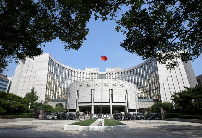 Trụ sở Ngân hàng Nhân dân Trung Quốc (PBOC) tại Bắc Kinh ngày 28/9/2018.