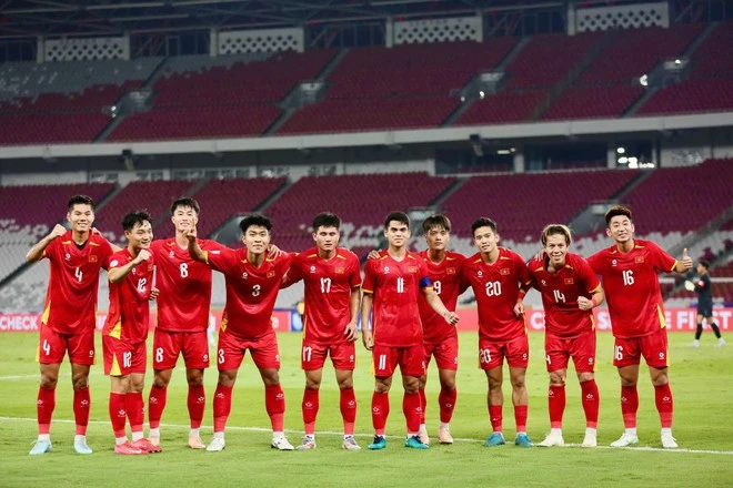 Đội tuyển U23 Việt Nam với lực lượng chủ lực vừa đăng quang ngôi vô địch U23 Đông Nam Á 2025 sẽ hội quân trở lại để tham dự Vòng loại U23 châu Á 2026, diễn ra tại Việt Trì (Phú Thọ). (Ảnh: VFF)