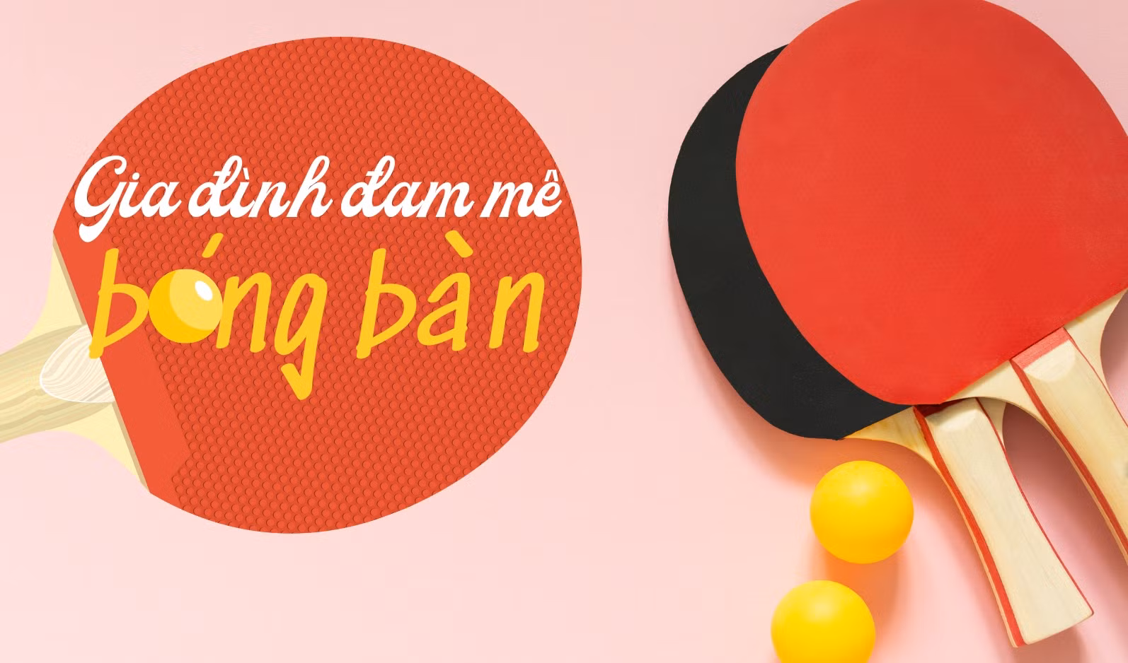 Gia đình đam mê bóng bàn