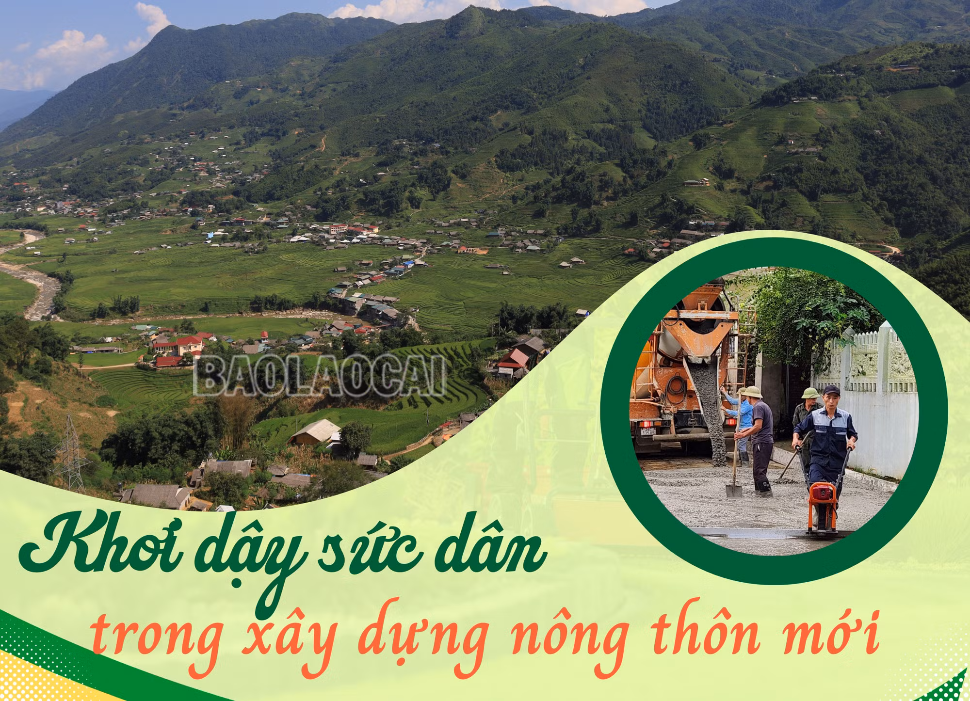 Khơi dậy sức dân trong xây dựng nông thôn mới