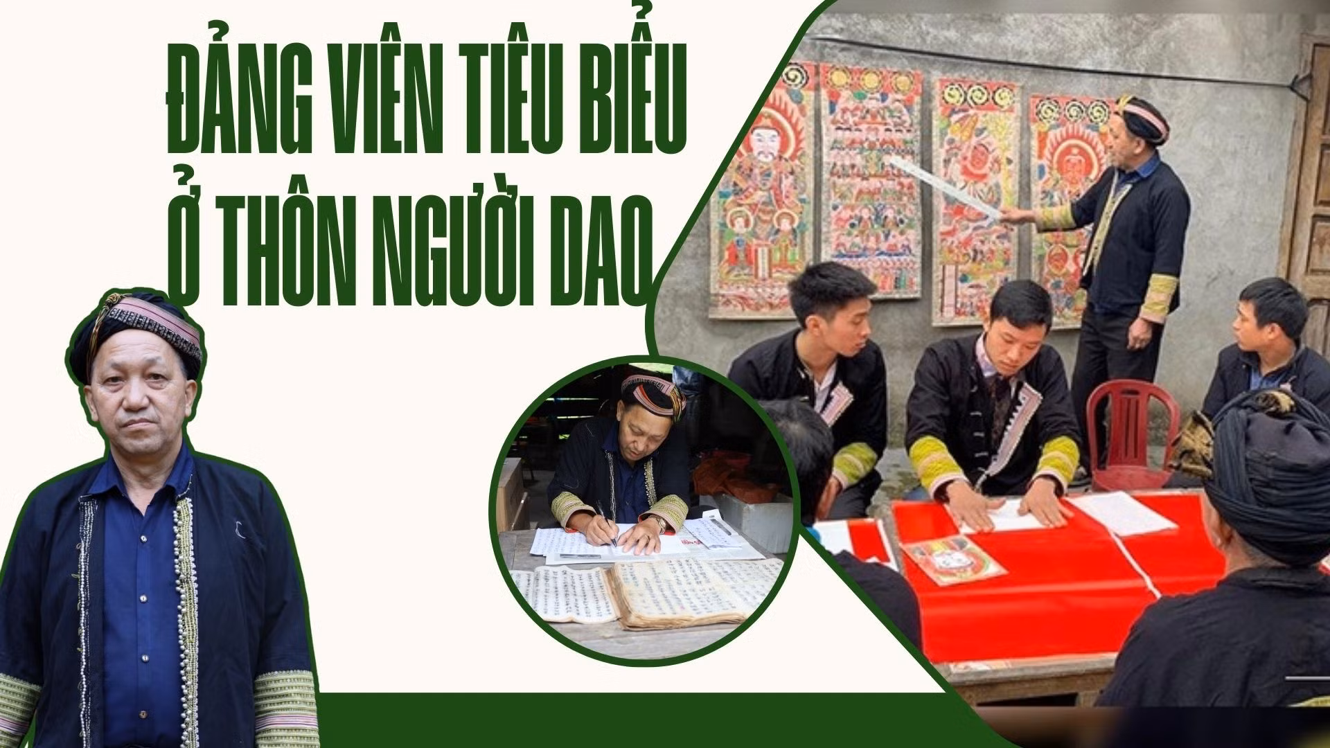 Đảng viên tiêu biểu ở thôn người Dao