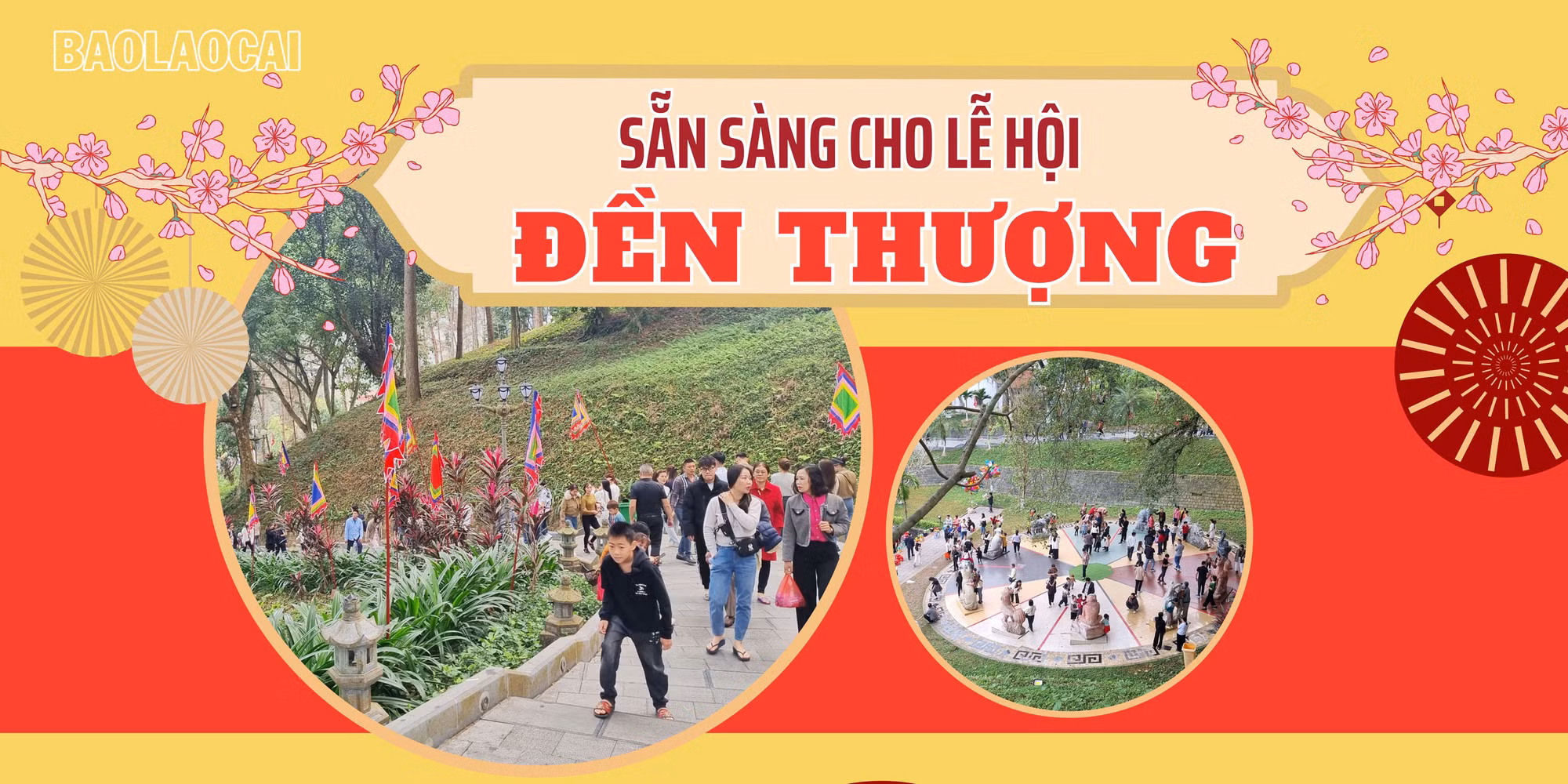 Sẵn sàng cho Lễ hội đền Thượng