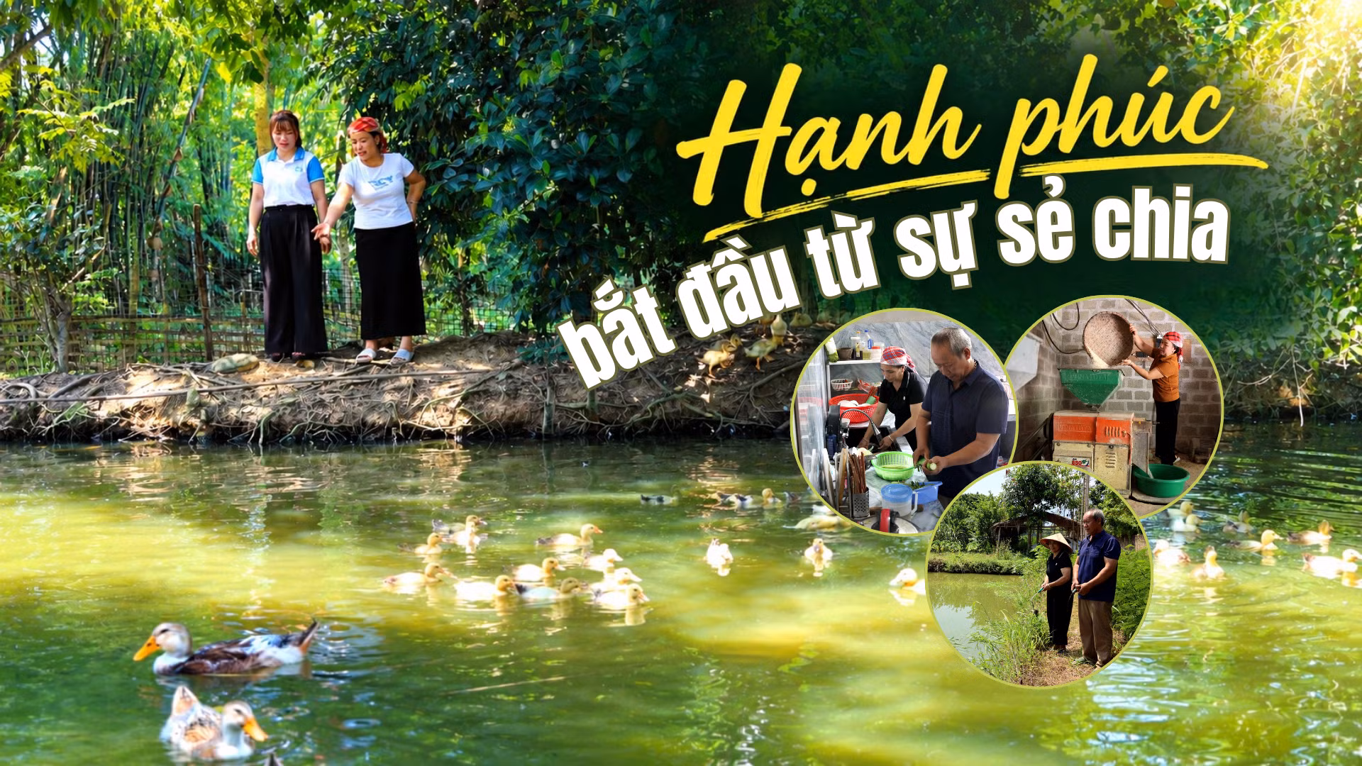 Hạnh phúc bắt đầu từ sự sẻ chia