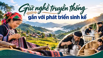 Giữ nghề truyền thống gắn với phát triển sinh kế