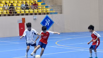 "Xem giò" những tài năng nhí futsal Lào Cai