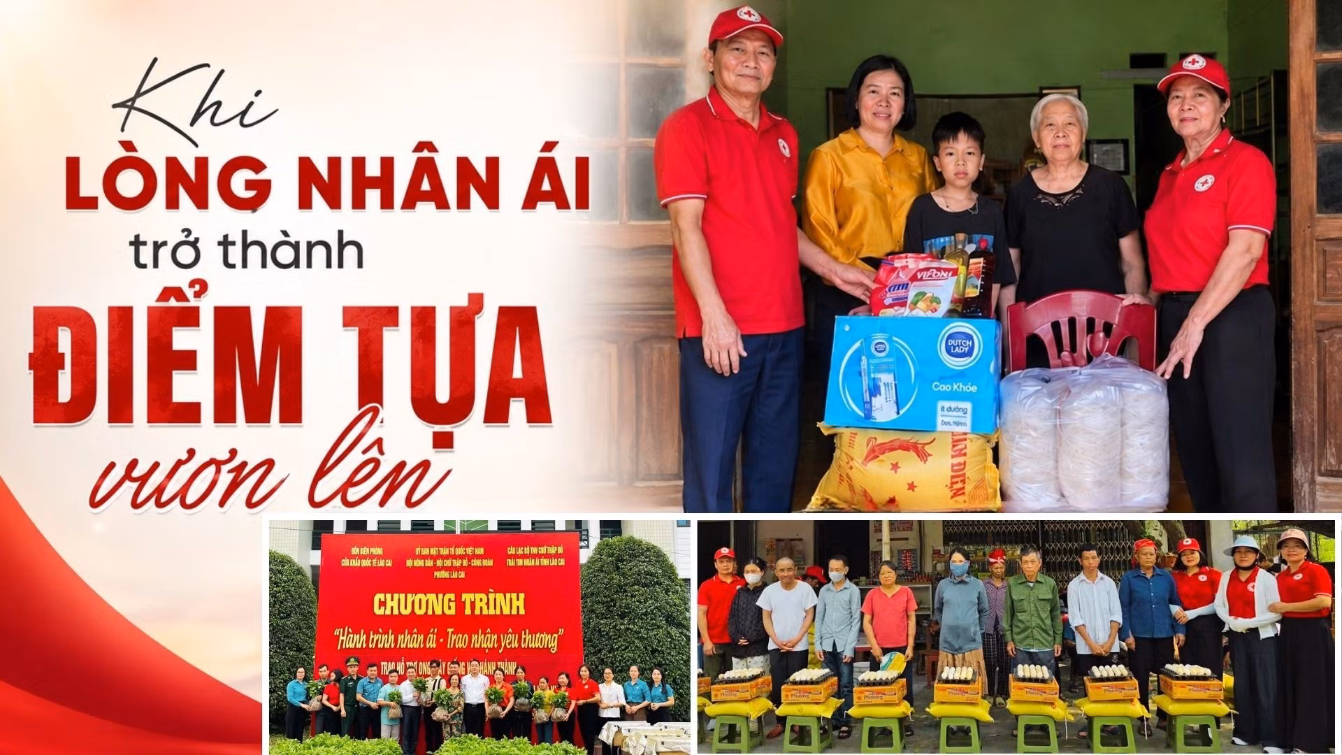 Khi lòng nhân ái trở thành điểm tựa vươn lên
