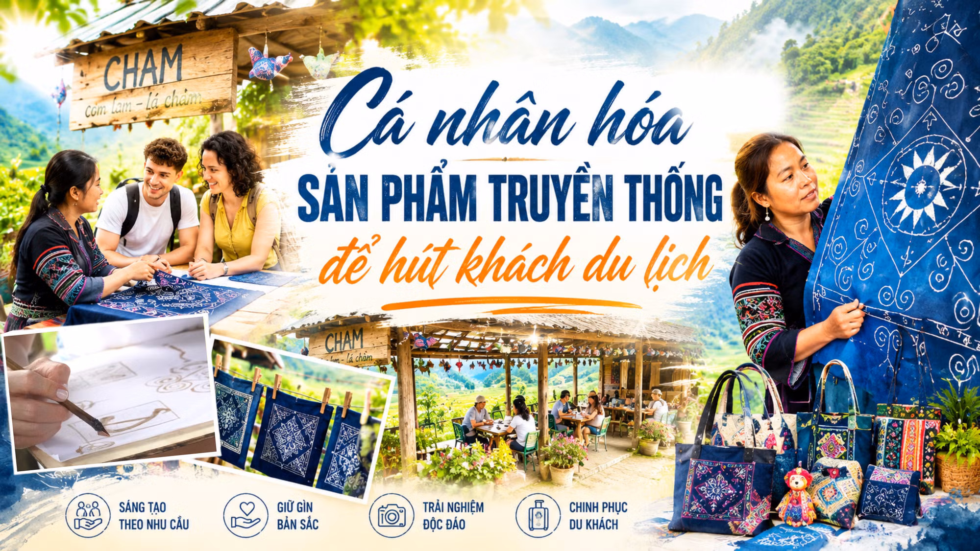 Cá nhân hóa sản phẩm truyền thống để hút khách du lịch