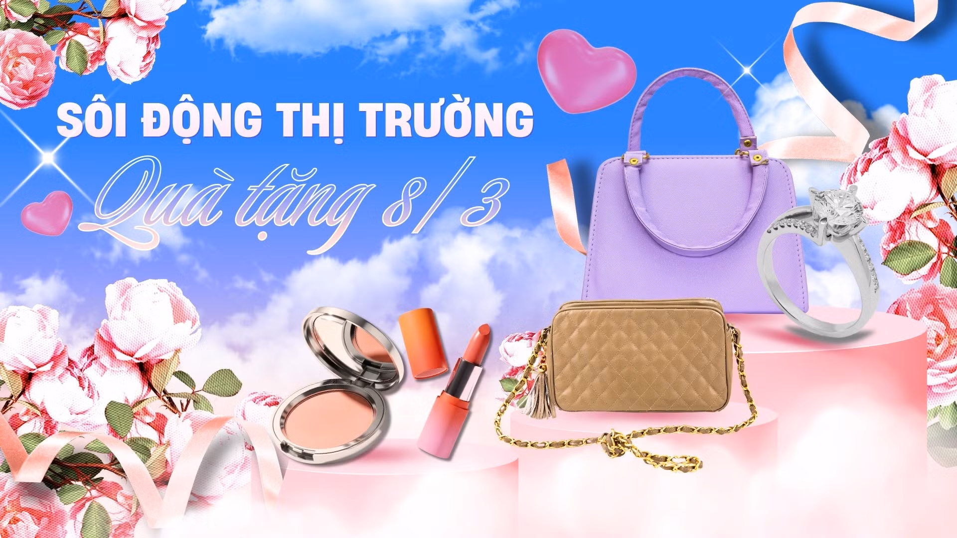 Sôi động thị trường quà tặng 08/3