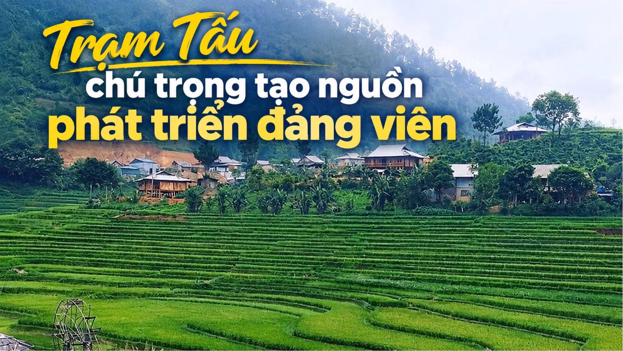 Trạm Tấu chú trọng tạo nguồn phát triển đảng viên