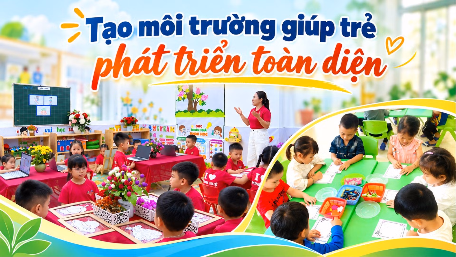 Tạo môi trường giúp trẻ phát triển toàn diện