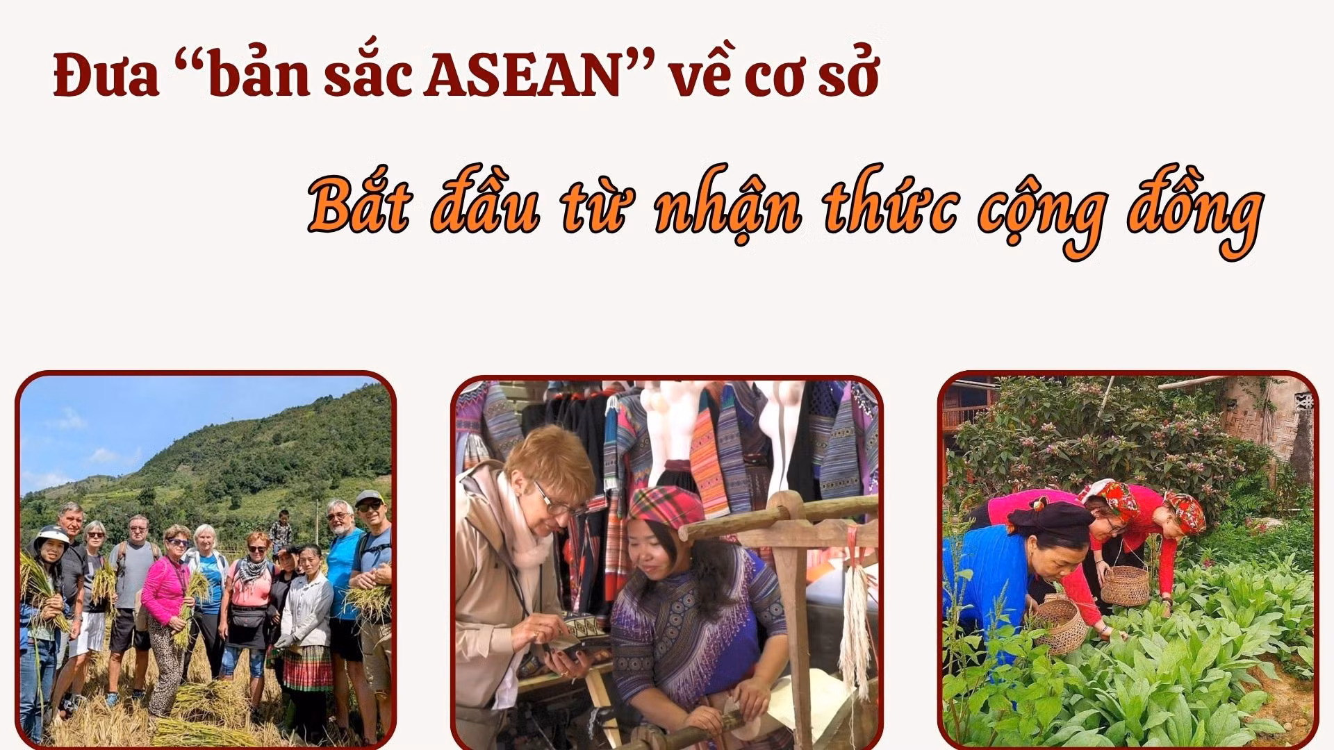Bắt đầu từ nhận thức cộng đồng 