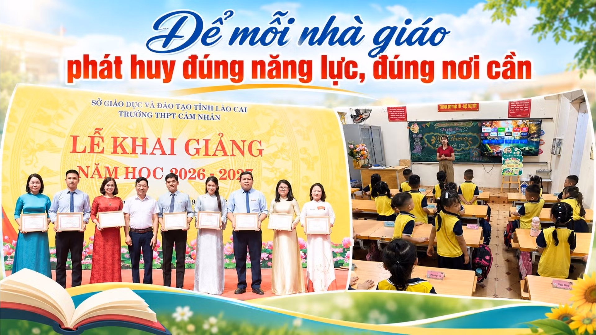 Để mỗi nhà giáo phát huy đúng năng lực, đúng nơi cần