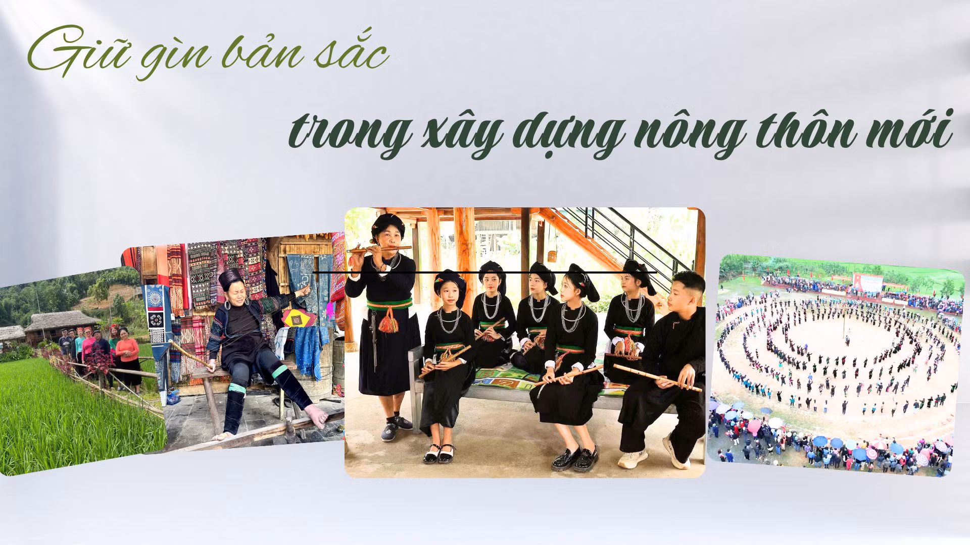 Giữ gìn bản sắc trong xây dựng nông thôn mới 