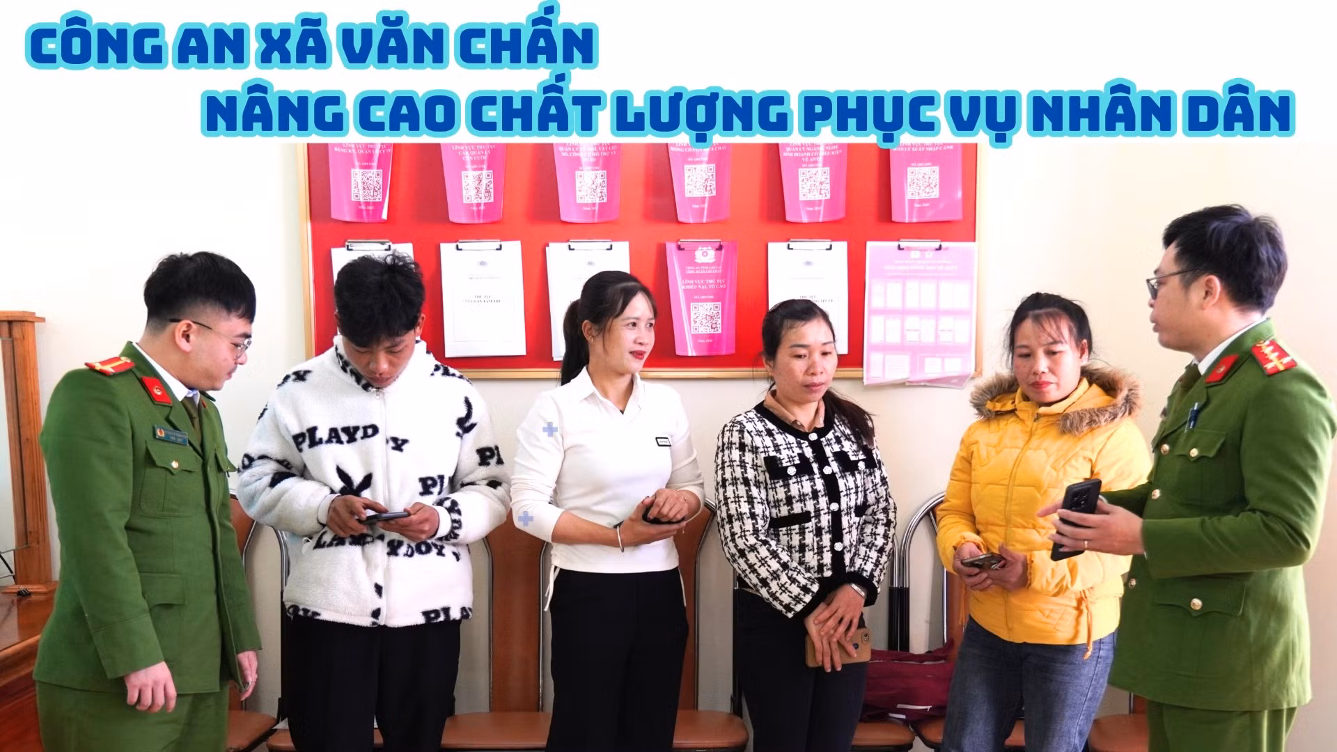 Công an xã Văn Chấn: Nâng cao chất lượng phục vụ Nhân dân