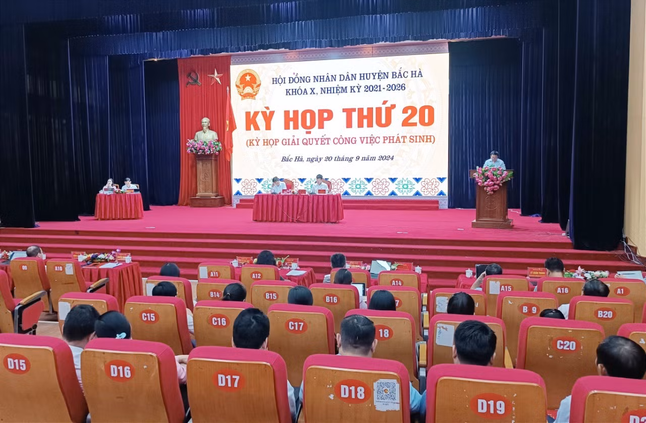 Quang cảnh kỳ họp.