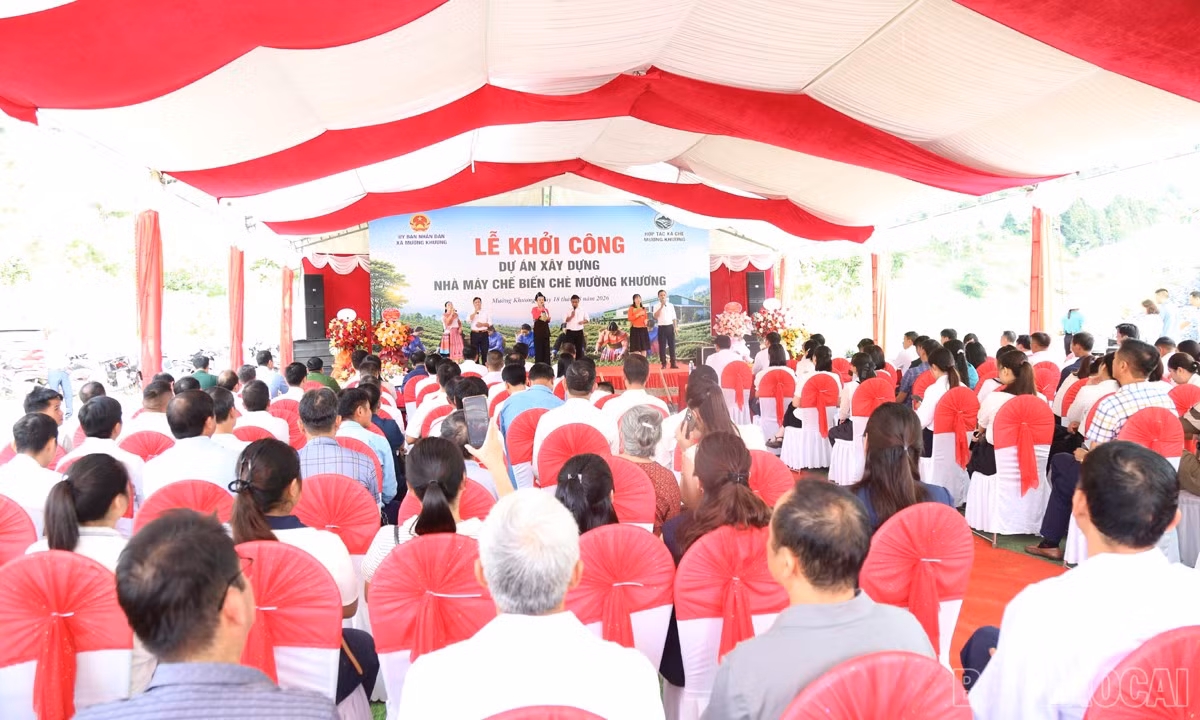 Quang cảnh buổi lễ.