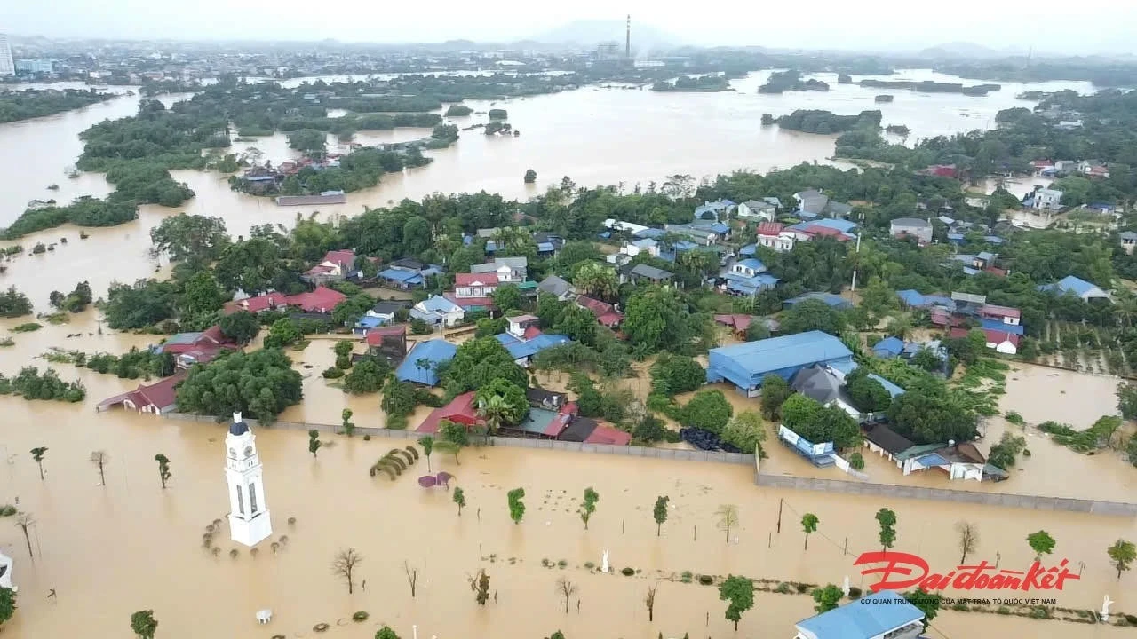 Tỉnh Thái Nguyên thiệt hại trên 12.600 tỷ đồng do bão Matmo.