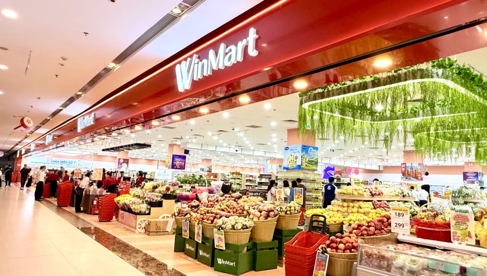 Tỉ trọng hàng Việt tại siêu thị Winmart luôn ở mức cao.