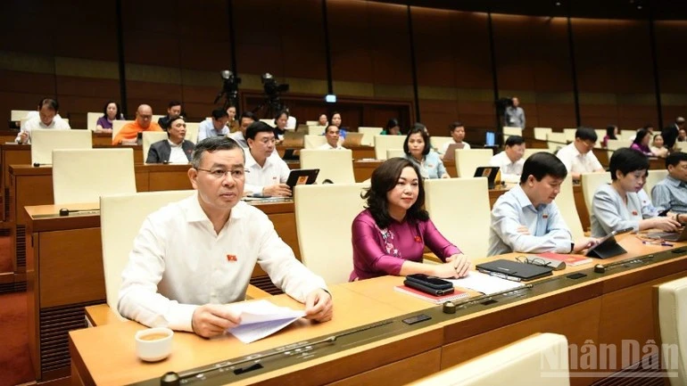 Các đại biểu tham dự phiên họp.