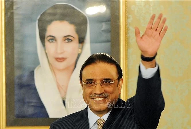 Tổng thống Pakistan Asif Ali Zardari.