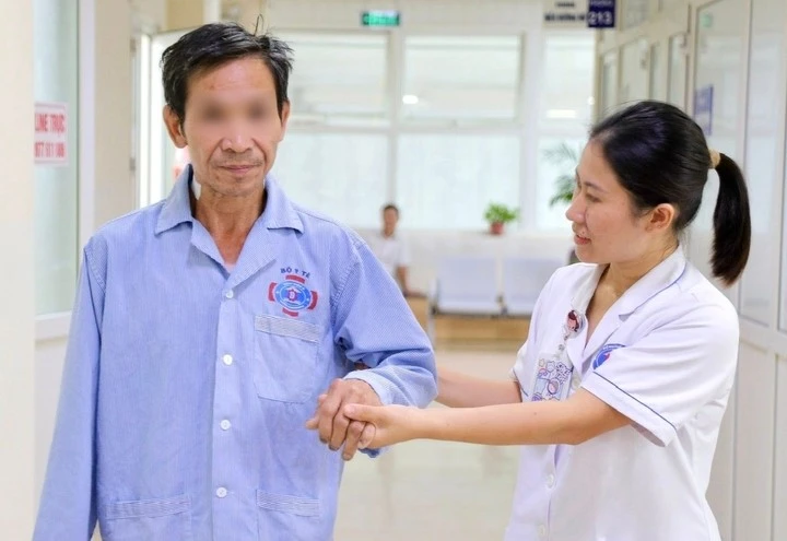 Bệnh nhân ung thư điều trị tại Bệnh viện K.