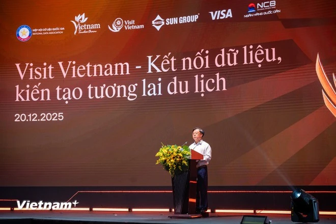 Ông Phạm Văn Thủy - Phó cục trưởng Cục Du lịch Quốc Gia Việt Nam phát biểu tại sự kiện.
