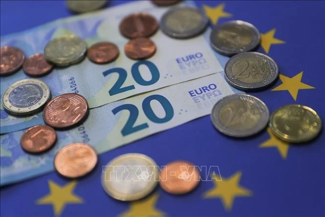 Đồng euro tại Brussels, Bỉ.