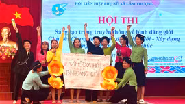 Lâm Thượng tổ chức thành công hội thi sáng tạo trong truyền thông về bình đẳng giới 