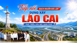 Tiếp nối mạch nguồn độc lập, dựng xây Lào Cai phát triển, giàu đẹp, hạnh phúc